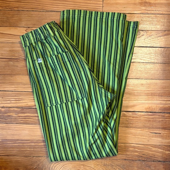 BBP Green Mono Striped Western Pants - Picture 7 of 7
